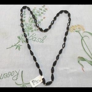 Black onyx necklace